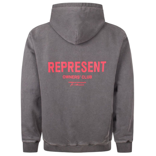 Represent Owners Club Kapuzenpullover Washed Schwarz