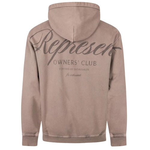 Represent Owners Club Script Kapuzenpullover Braun
