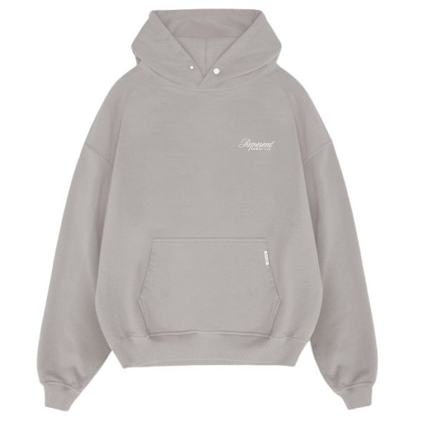 Represent Owners Club Script Hoodie Grijs