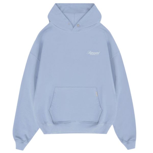 Represent Owners Club Script Hoodie Licht Blauw
