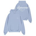 Represent Owners Club Script Hoodie Licht Blauw