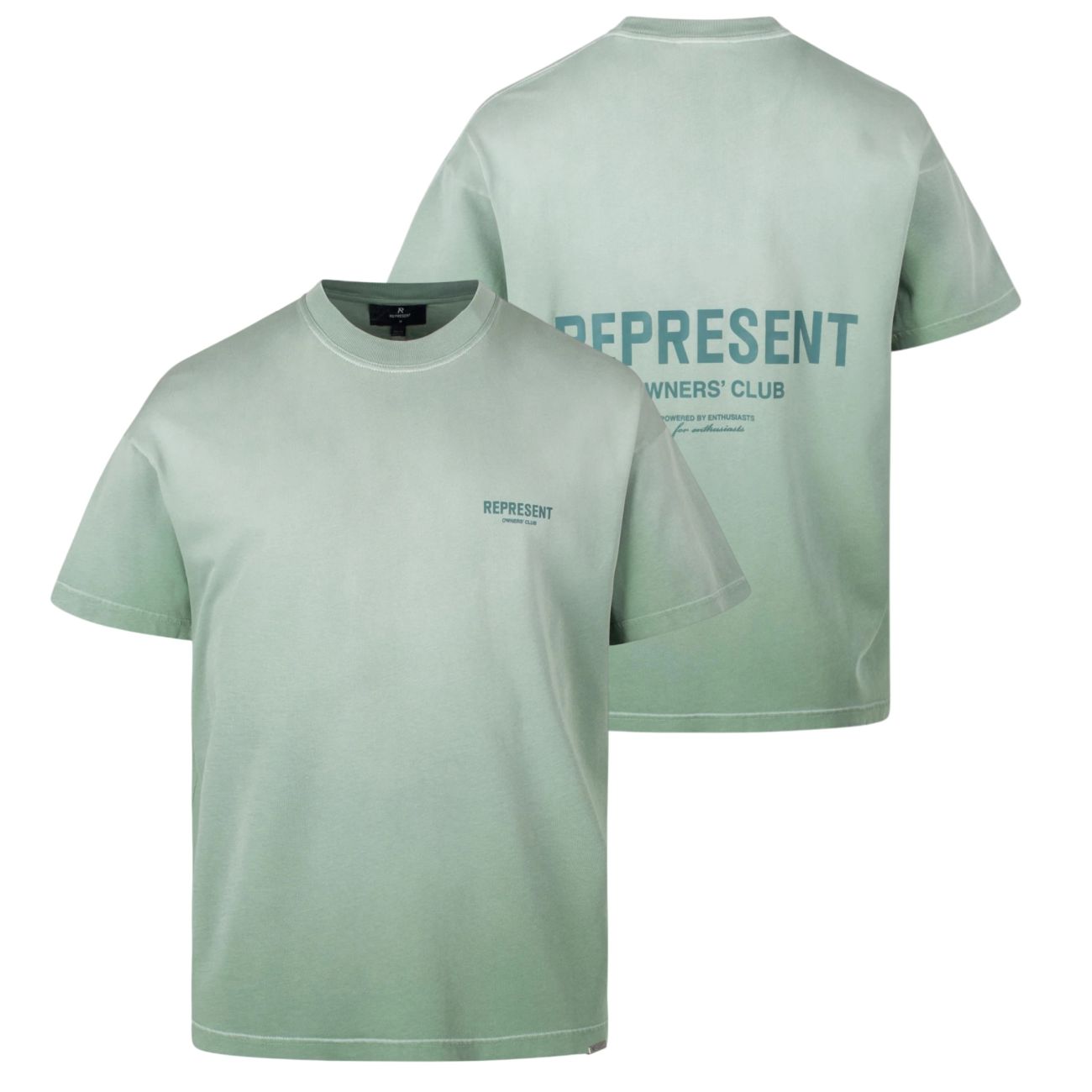 Represent Owners Club T-shirt Washed Grün