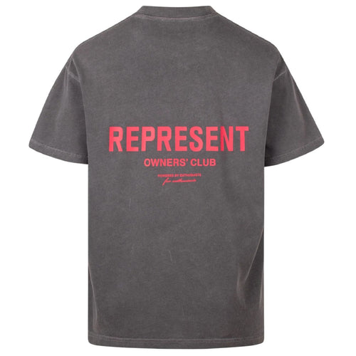 Represent Owners Club T-shirt Washed Schwarz