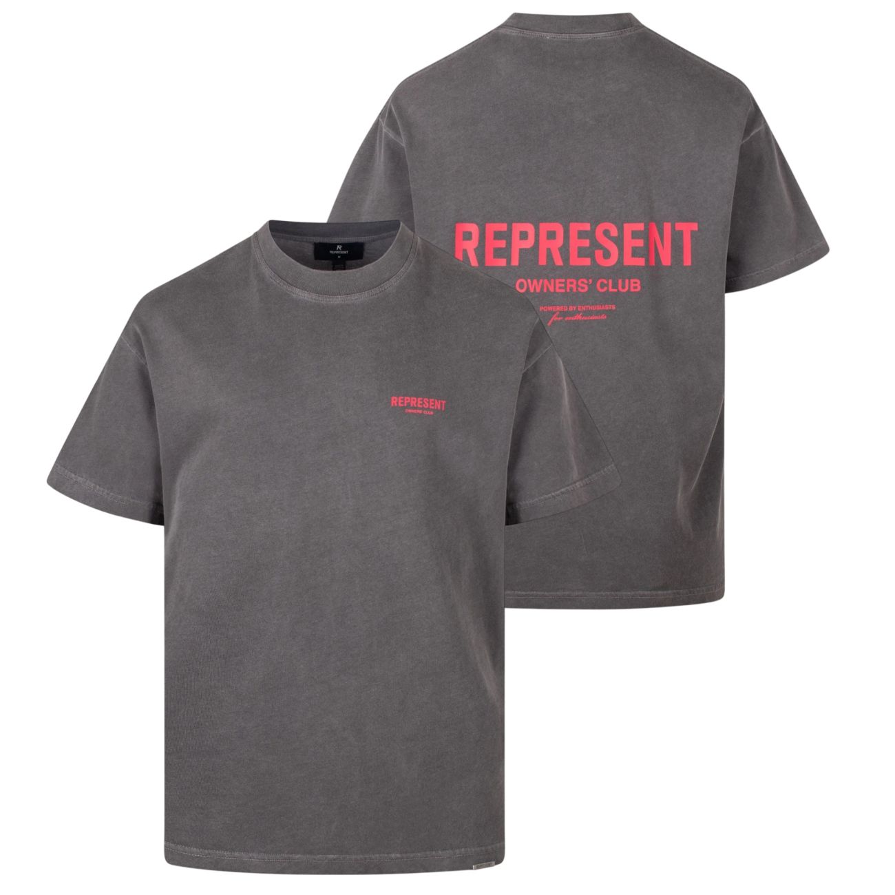 Represent Owners Club T-shirt Washed Schwarz