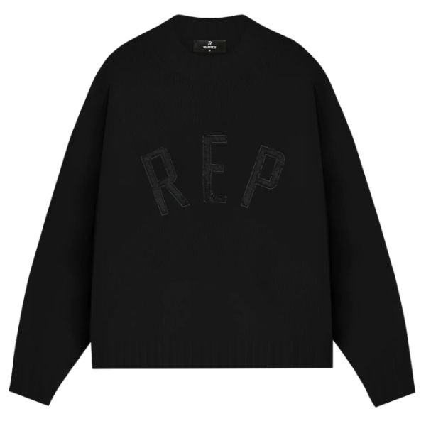 Represent Rep Knit Sweater Zwart