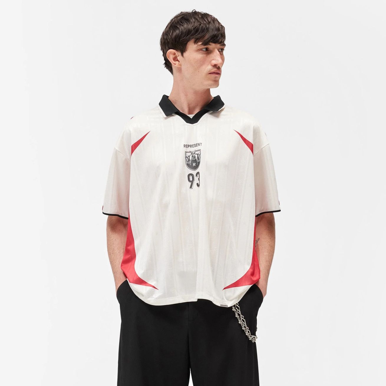 Represent Spike Fußballshirt Weiß