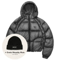 Represent Durchscheinender Kapuzen-Puffer Anthrazit