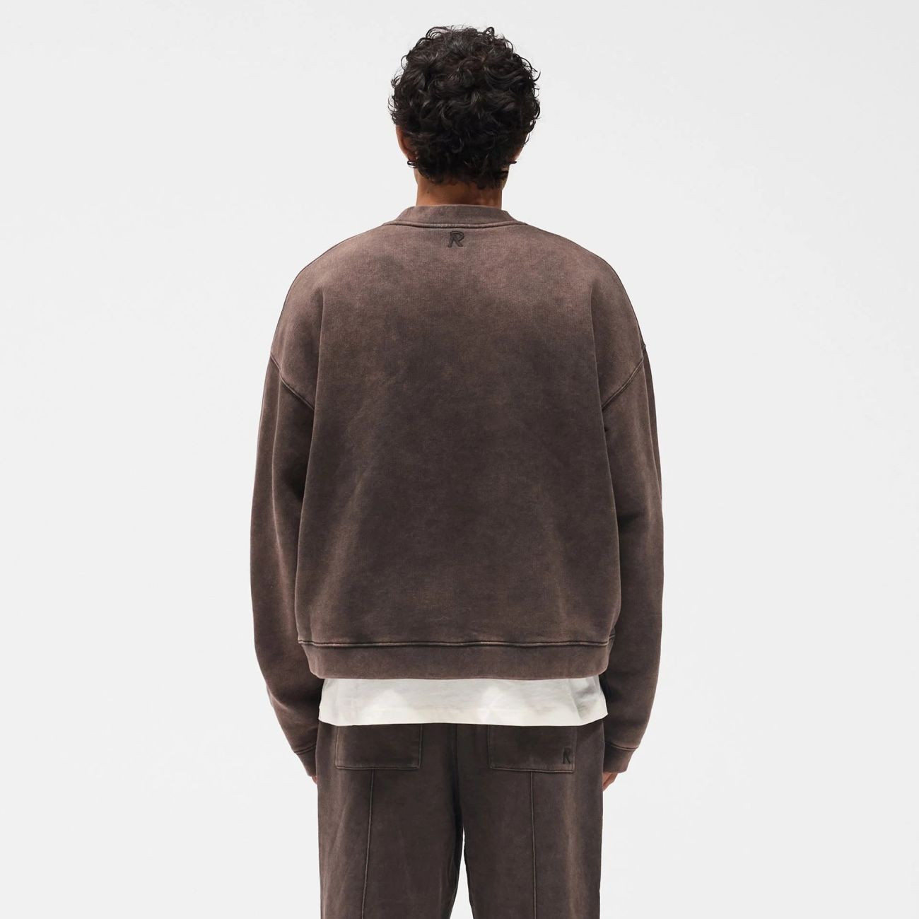 Represent Initial Boxy Pullover Braun