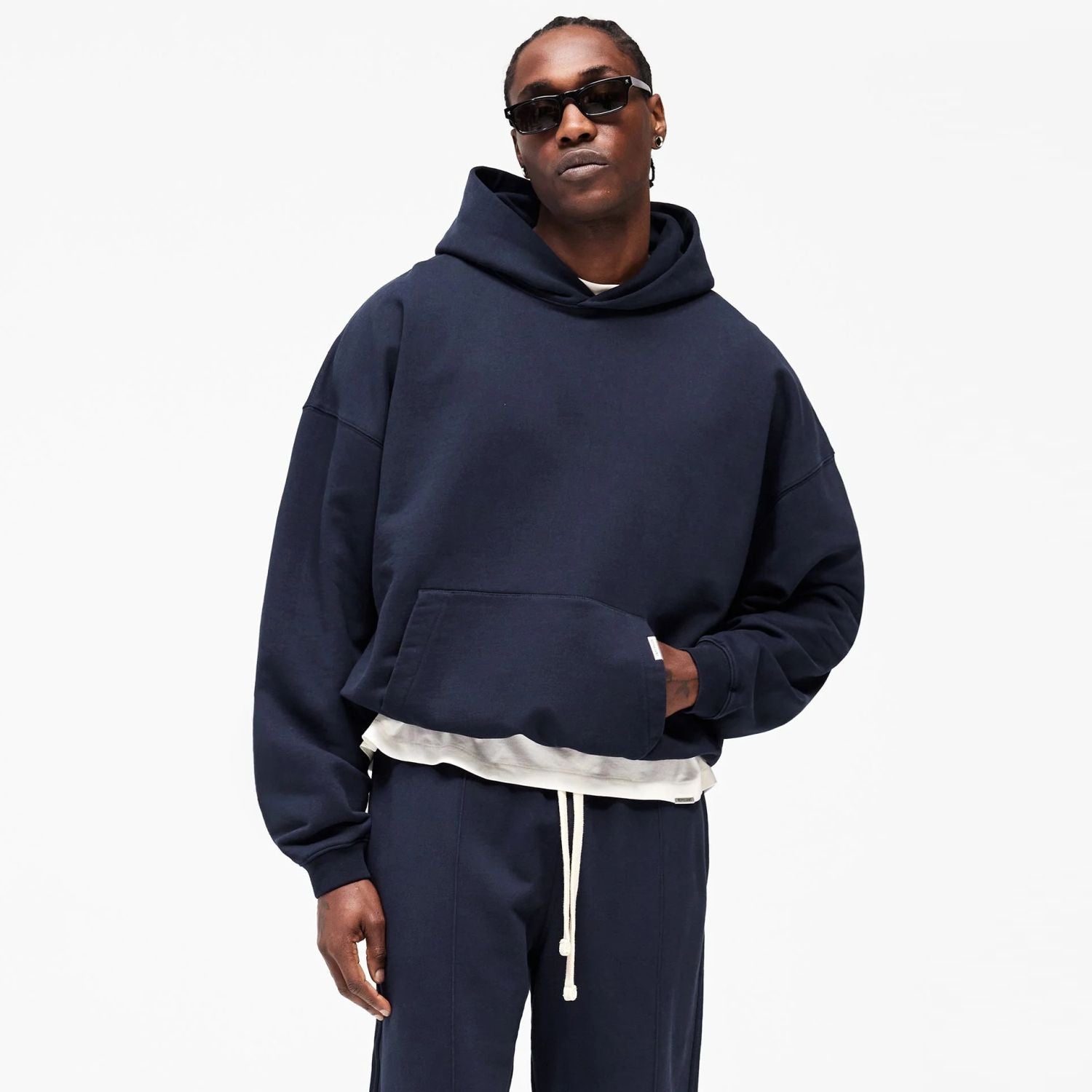 Represent Initial Oversized 2.0 Kapuzenpullover Marine