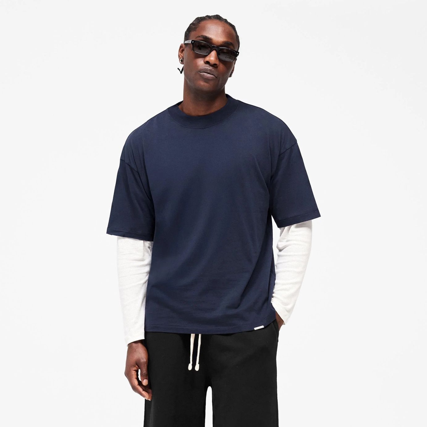 Represent Initial Oversized T-shirt Marine