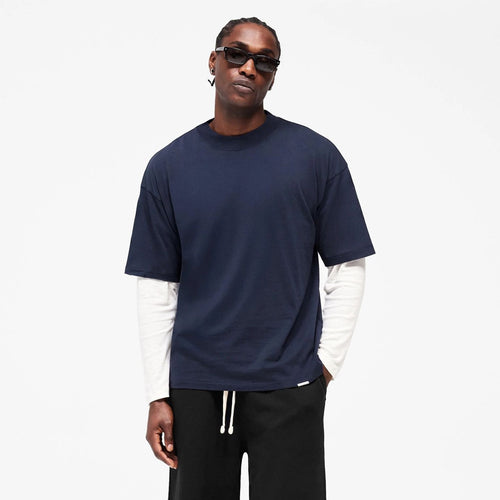 Represent Initial Oversized T-shirt Marine