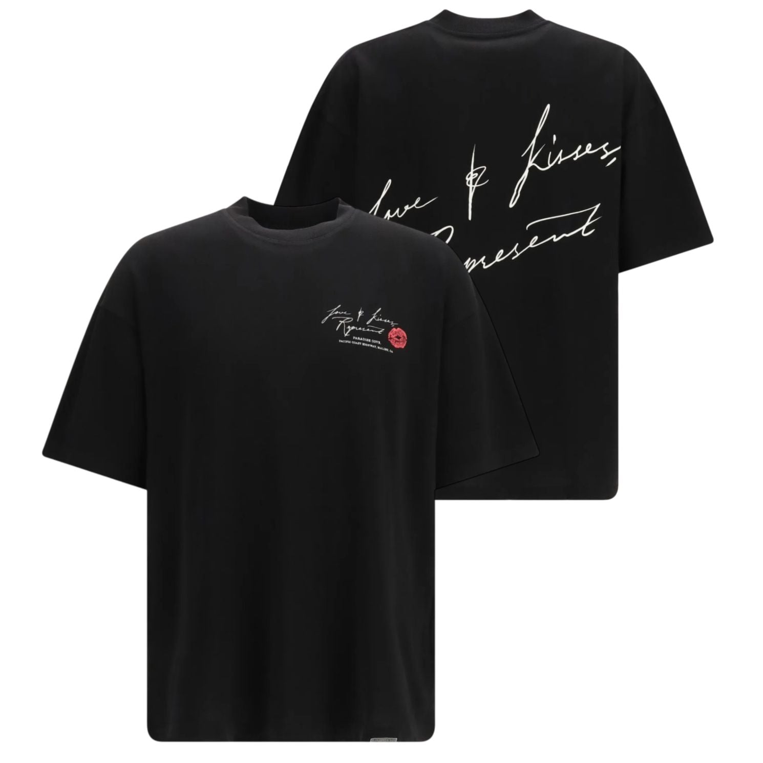 Represent Love And Kisses T-shirt Schwarz