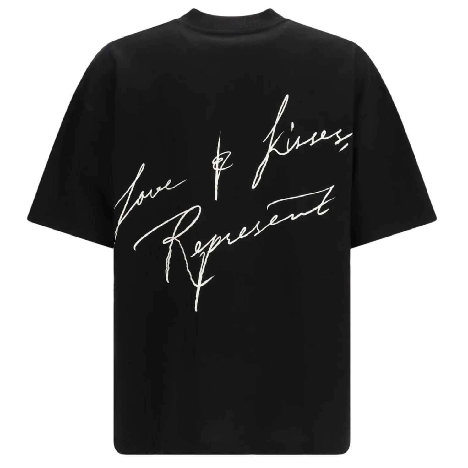 Represent Love And Kisses T-shirt Schwarz