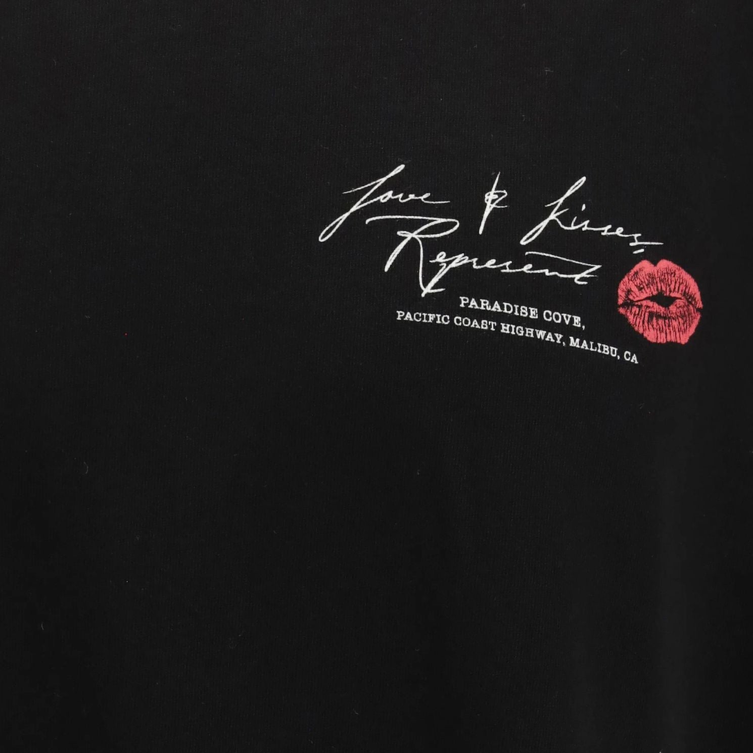 Represent Love And Kisses T-shirt Schwarz