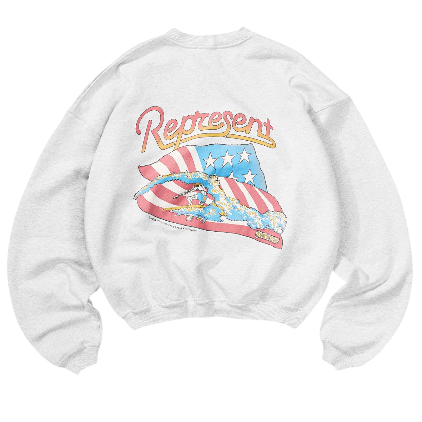 Represent Beach Boys America Band Pullover Grau