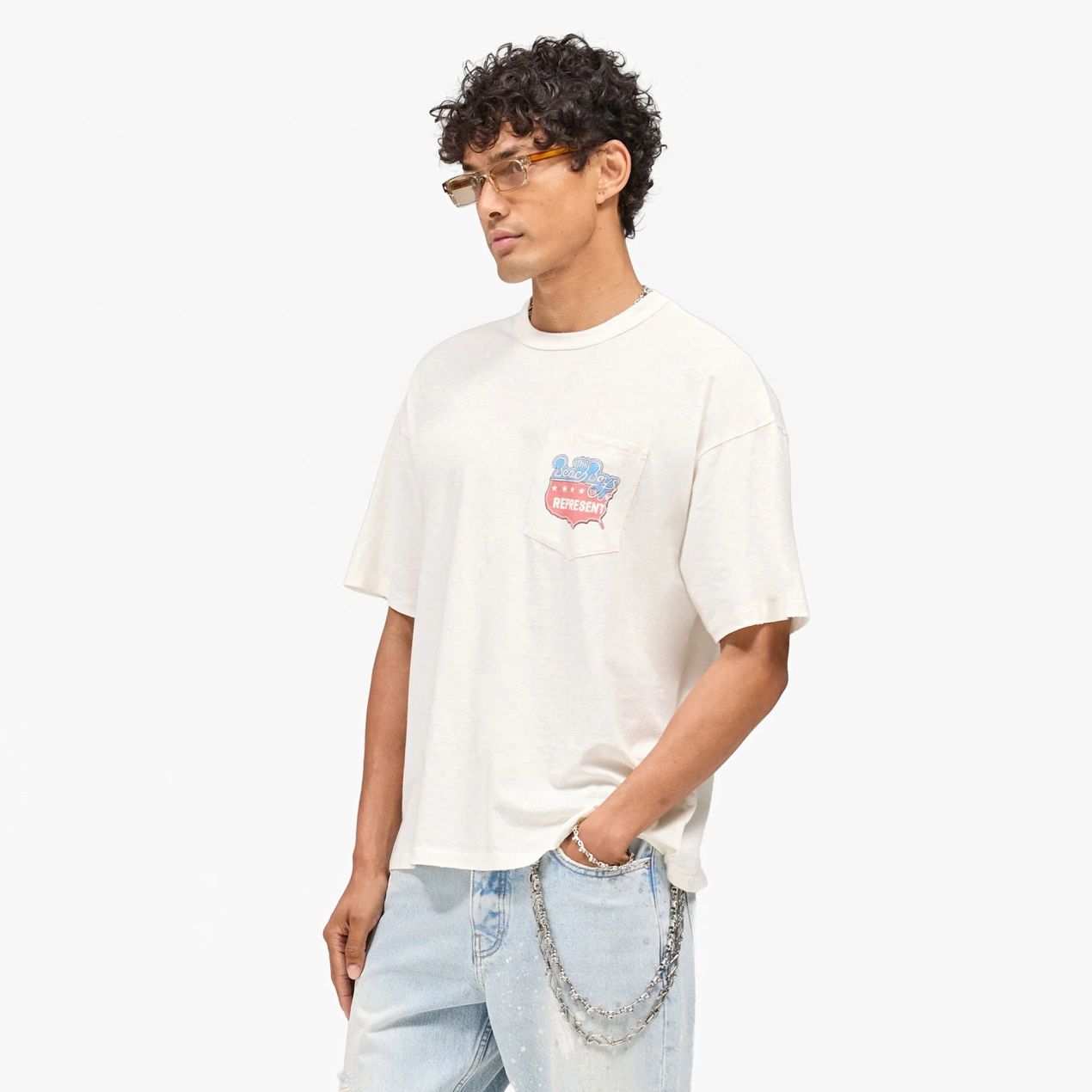 Represent Beach Boys Americas Band T-shirt Weiß