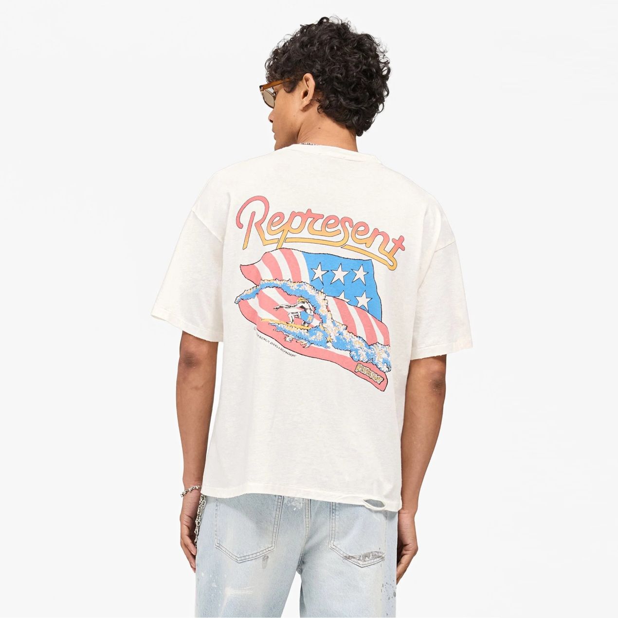 Represent Beach Boys Americas Band T-shirt Weiß