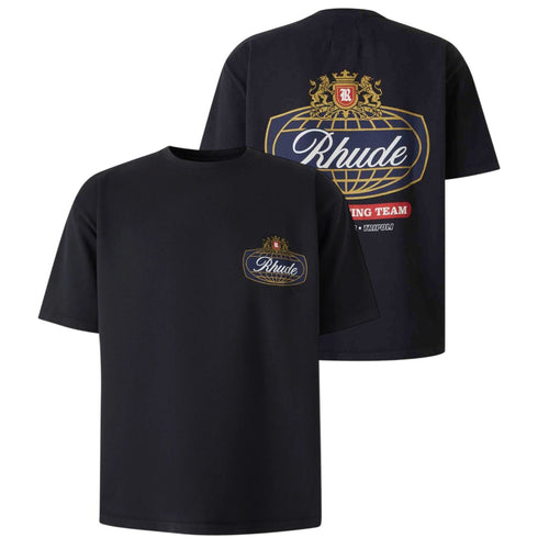Rhude Safari Crest T-shirt Zwart
