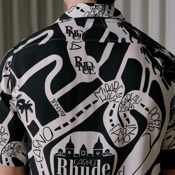 Rhude StradaSilk Sommer-Set Schwarz/Weiß