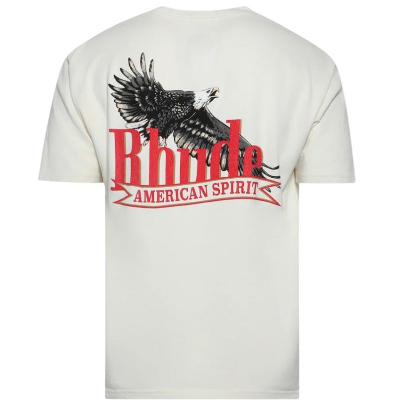 Rhude American Spirit Pocket T-shirt Offwhite