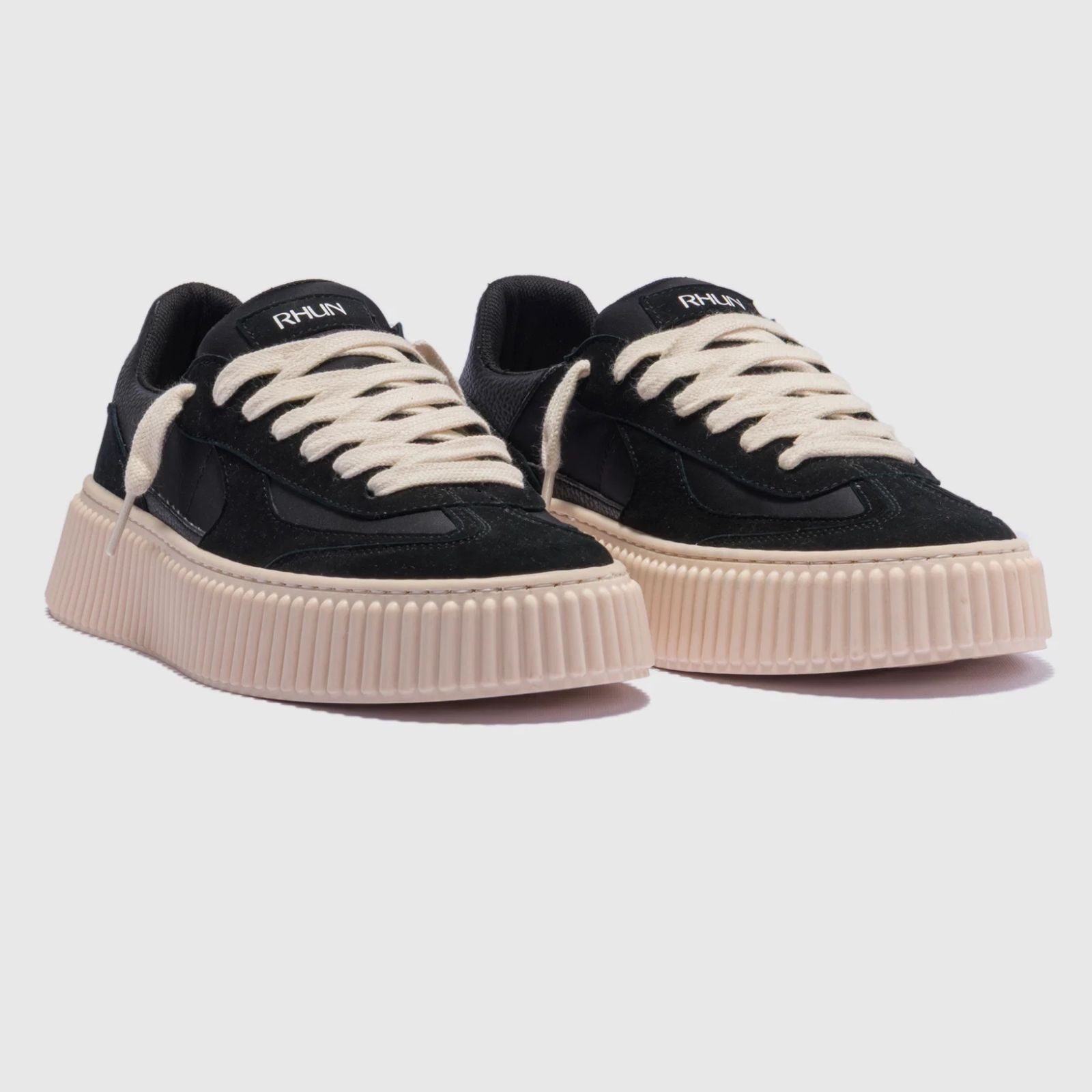Rhun Treble 1989 Wildleder-Sneaker Schwarz