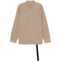 Rick Owens DRKSHDW Jumbo Overshirt Beige