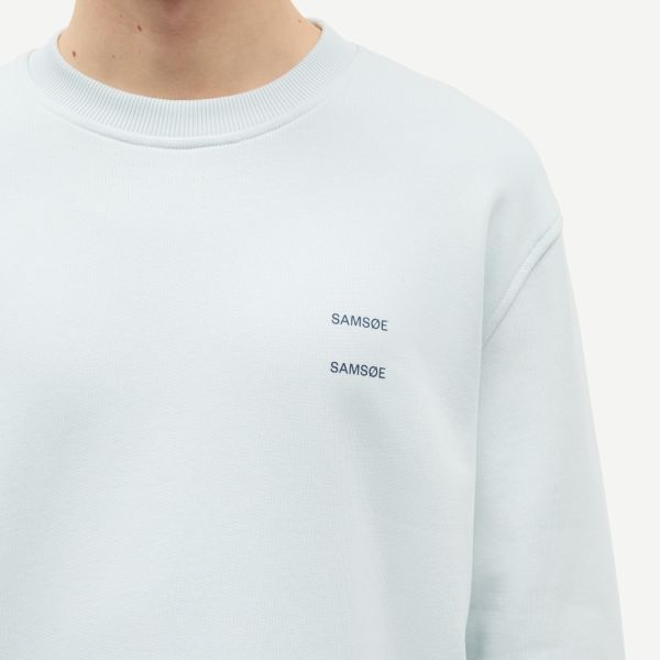 Samsøe Samsøe Joel Sweater Licht Blauw