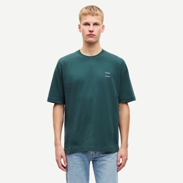 Samsøe Samsøe Joel T-shirt Donker Groen