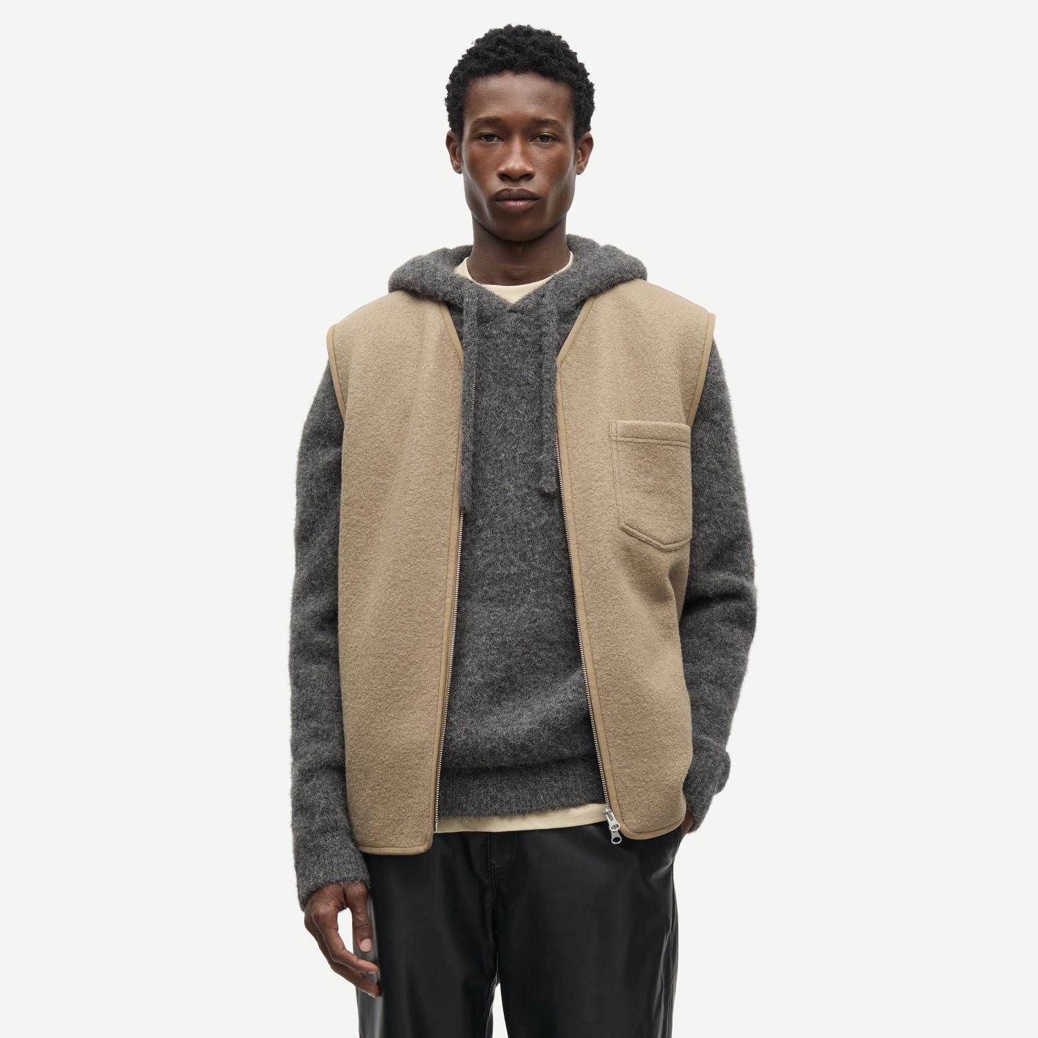 Samsøe Samsøe Sahannes Weste Beige