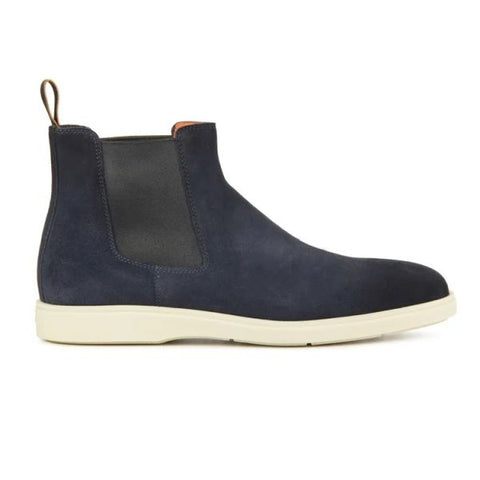 Santoni Detroit Chelsea-Boots Marine