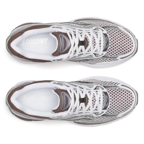 Saucony Progrid Omni 9 Sneaker Wit/Bruin