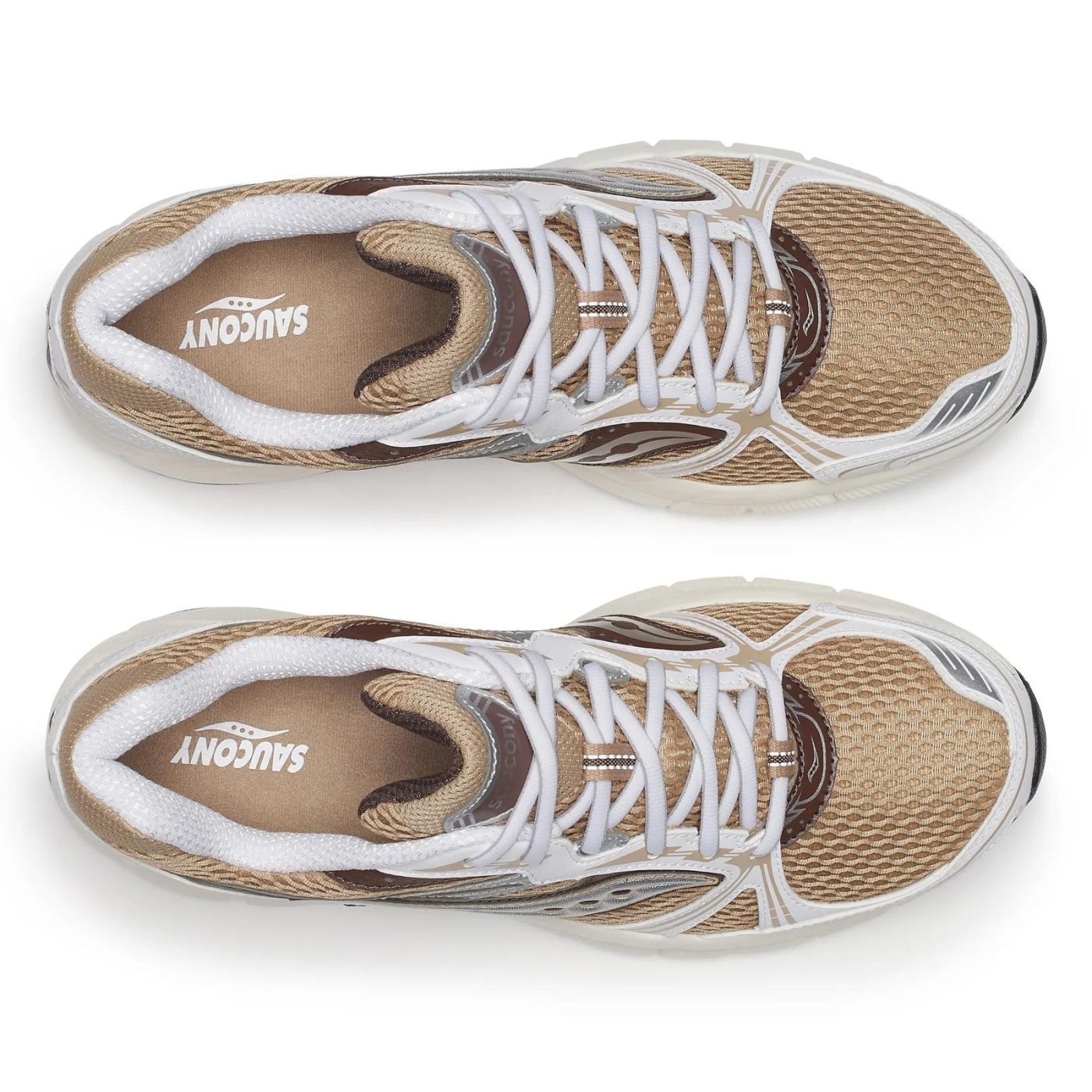 Saucony Grid Legacy Sneaker Beige/Weiß