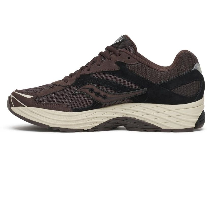 Saucony Progrid Omni 9 Suede-Sneaker Braun
