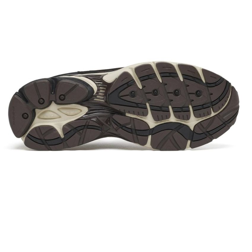 Saucony Progrid Omni 9 Suede-Sneaker Braun