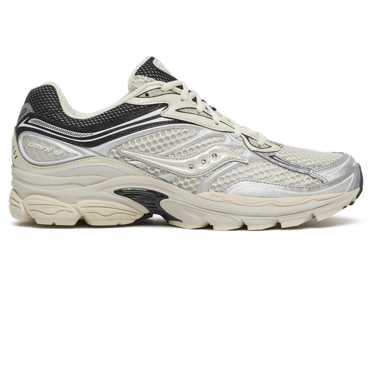 Saucony Progrid Omni 9 Sneaker Offwhite/Schwarz