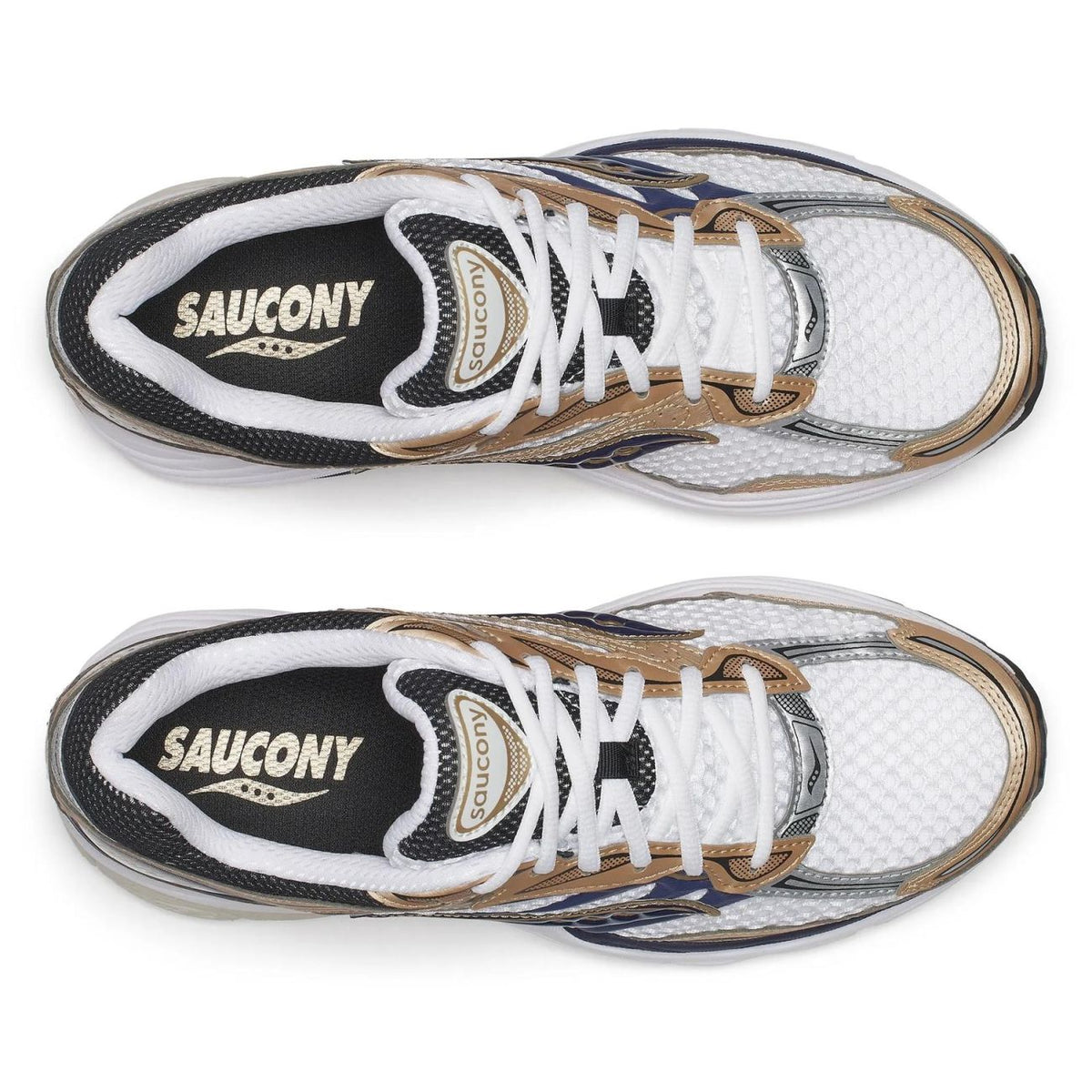 Saucony Progrid Omni 9 Sneaker Gold/Weiß