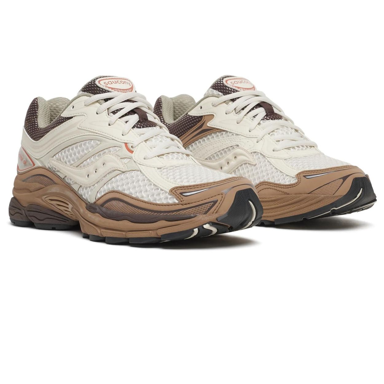 Saucony Progrid Omni 9 Sneaker Offwhite/Braun