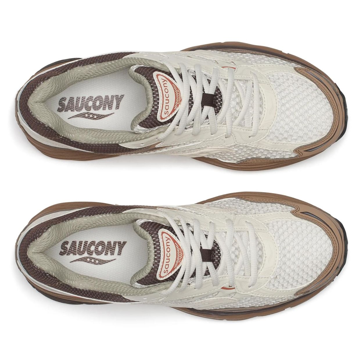 Saucony Progrid Omni 9 Sneaker Offwhite/Braun