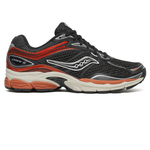 Saucony Progrid Omni 9 Sneaker Schwarz/Rot