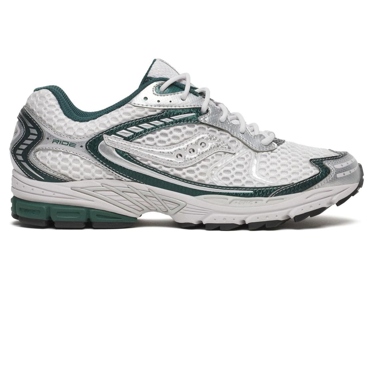 Saucony Progrid Ride 1 Sneaker Grau/Dunkelgrün