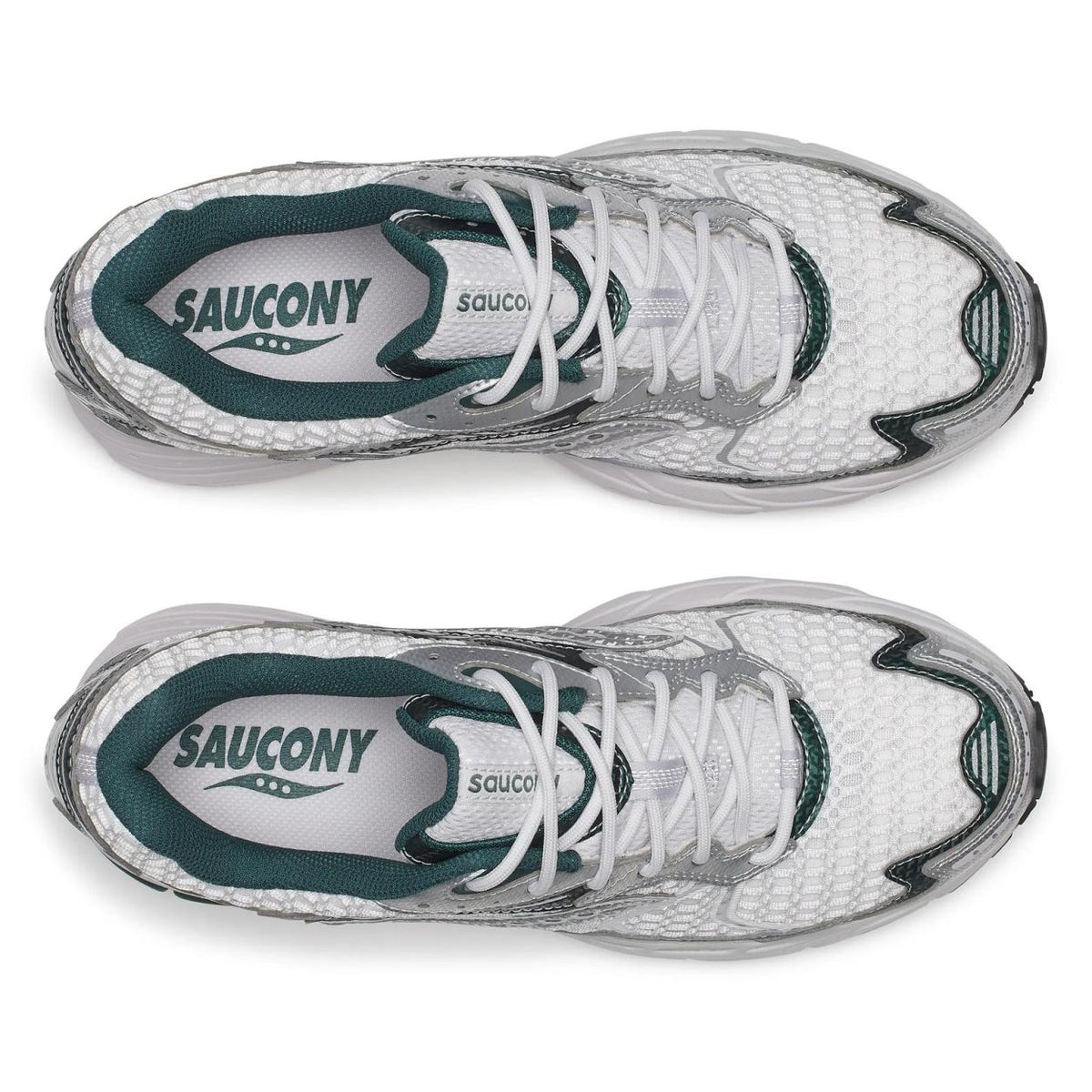 Saucony Progrid Ride 1 Sneaker Grau/Dunkelgrün