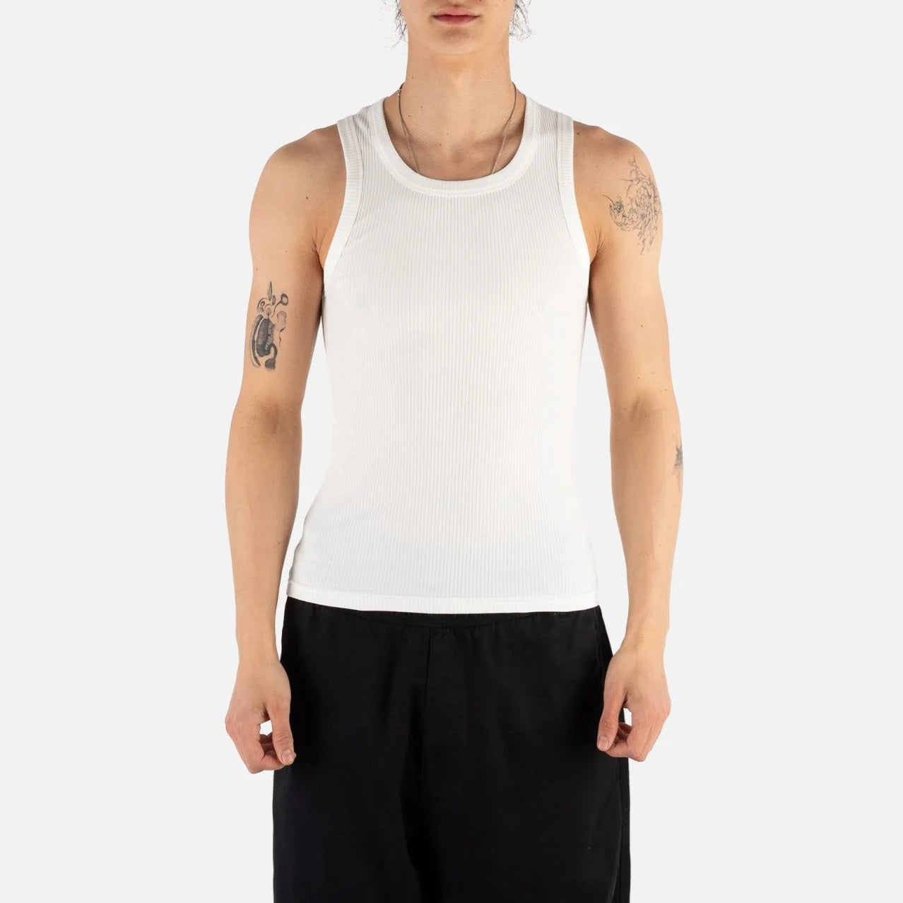 Seventh Base Rib Tank Top Wit