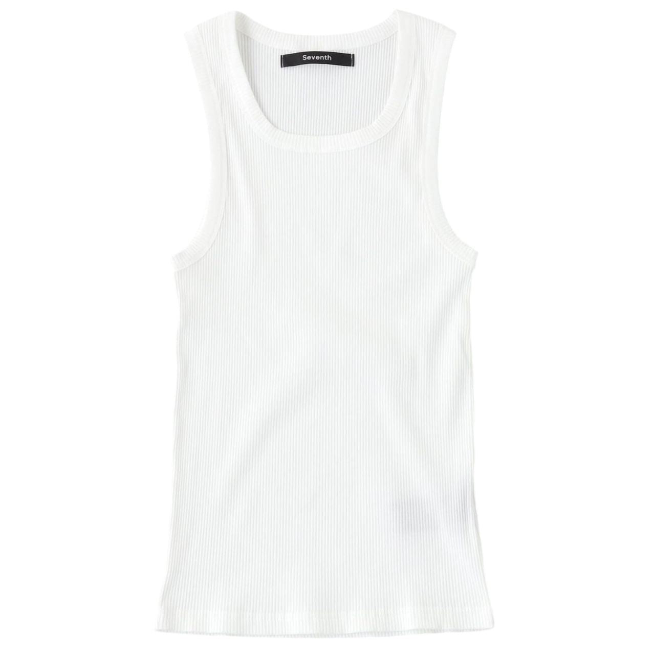 Seventh Base Rib Tank Top Wit