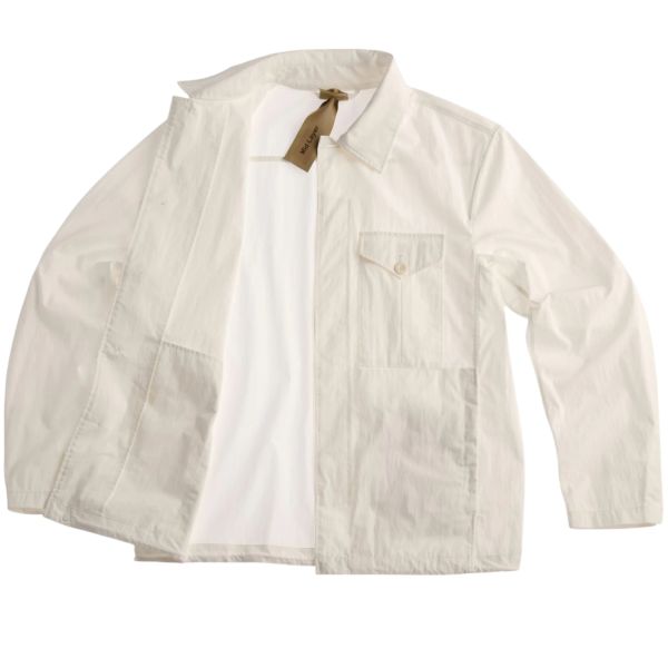Ten C Piece Dyed Tech Cotton Jas Off White