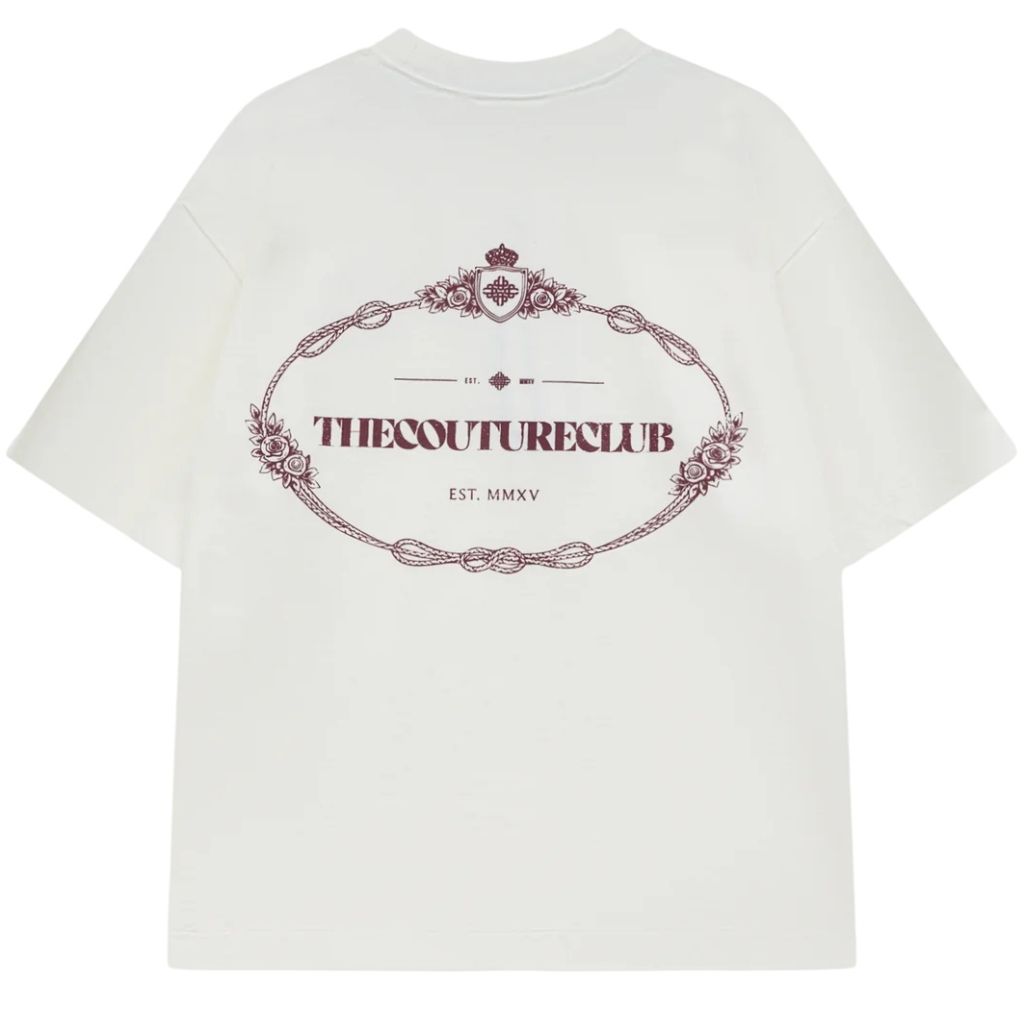 The Couture Club Copyright Crest Graphic T-shirt Weiß