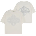 The Couture Club Emblem Slub T-shirt Off White/Zwart