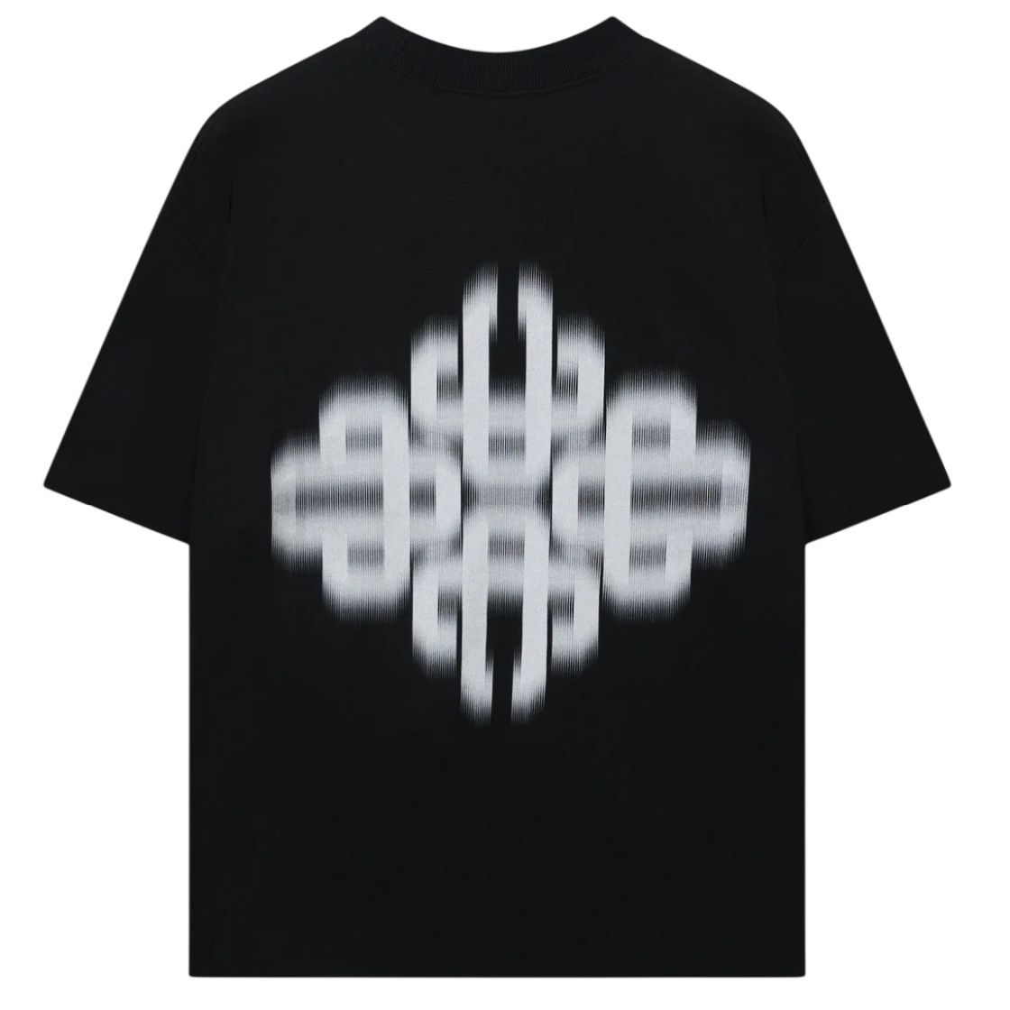 The Couture Club Motion Blurred Emblem T-shirt Zwart