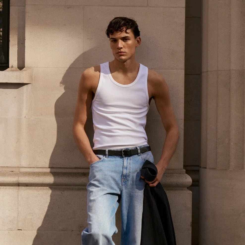 The Couture Club Ribbed Tank Top Wit