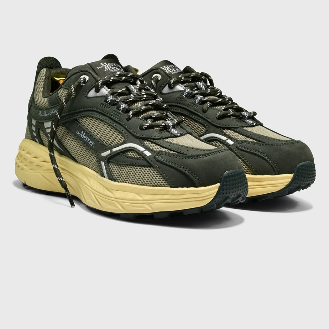 The Mercer Brand The Re-Run MAX Sneaker Dunkelgrün