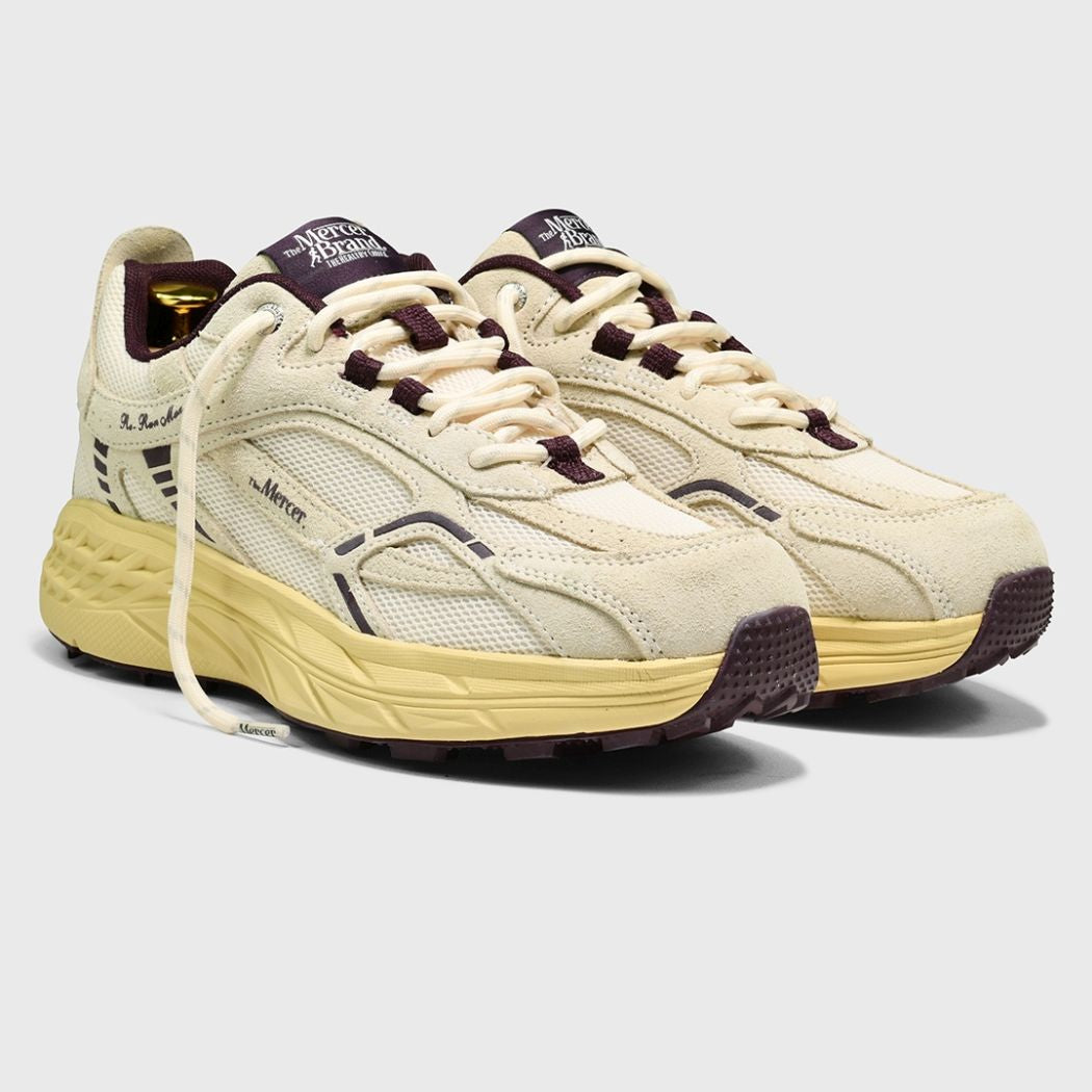 The Mercer Brand The Re-Run MAX Sneaker Offwhite/Rot